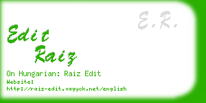 edit raiz business card